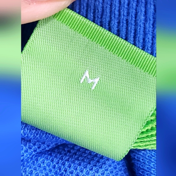 BOSS Hugo Boss size M- Blue Cotton Polo Shirt -collar Neck Shirt Sleeves - Picture 10 of 14